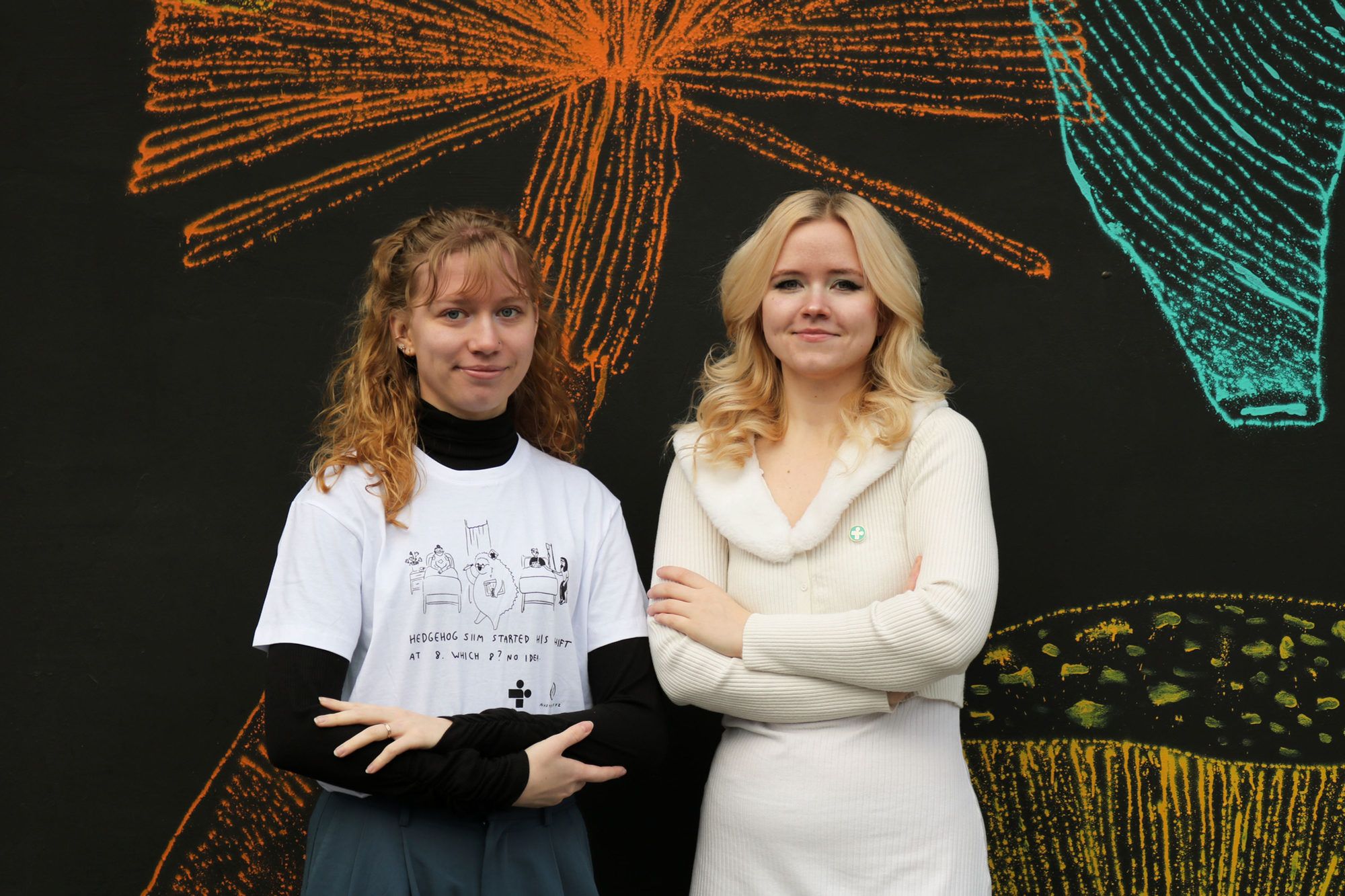Elis Riin Tars-Hurt ja Estin Rand, välisvahetuse töögrupi juhid